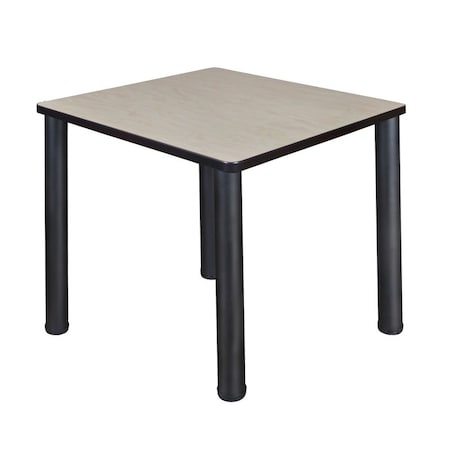 Kee Square Tables > Breakroom Tables > Kee Square & Round Tables, Wood, Metal Top, Maple TB3030PLBPBK